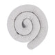 Baby Cot Bumper Pillow  -  Safe Roll | Bearly Off White 300 cm