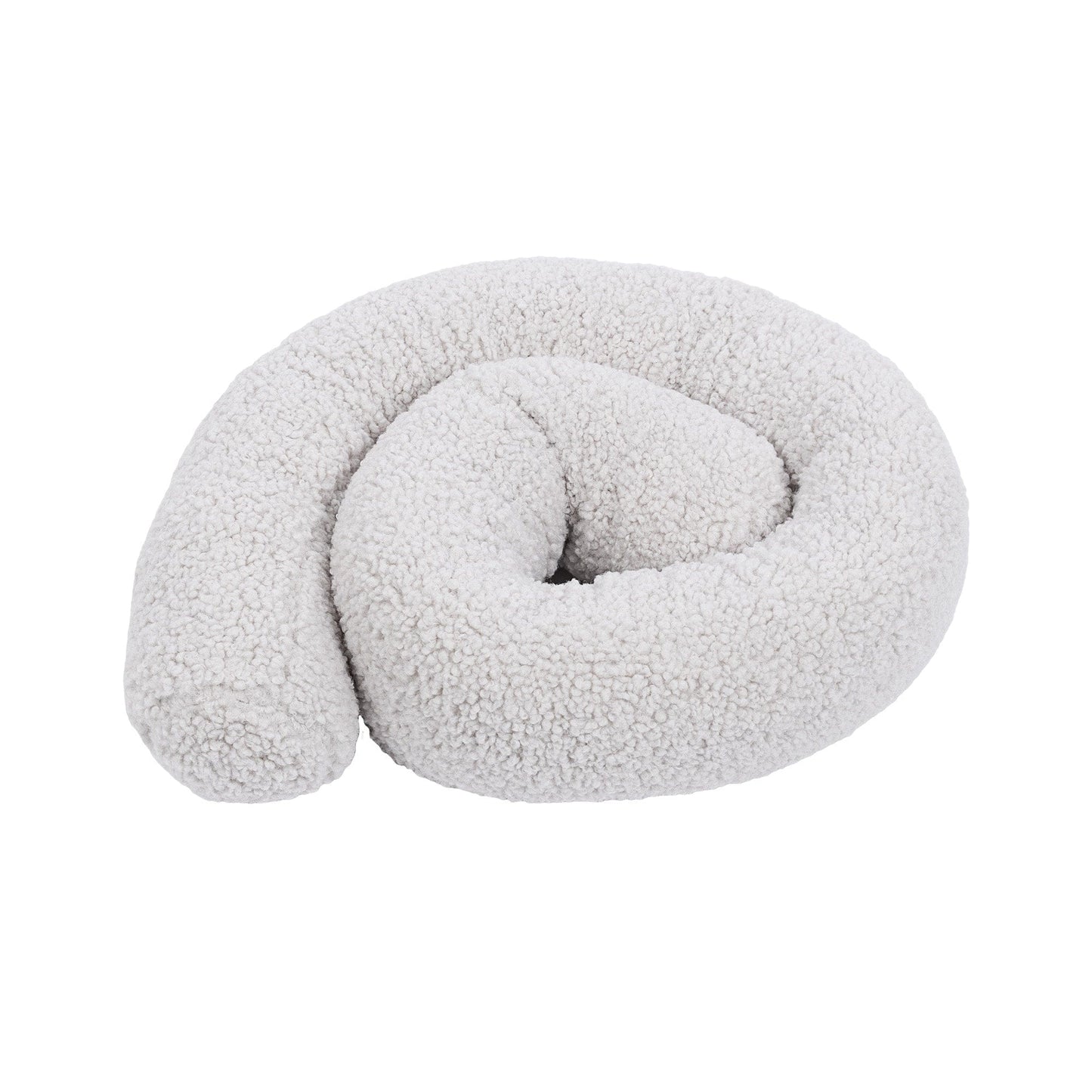 Baby Cot Bumper Pillow  -  Safe Roll | Bearly Off White 300 cm
