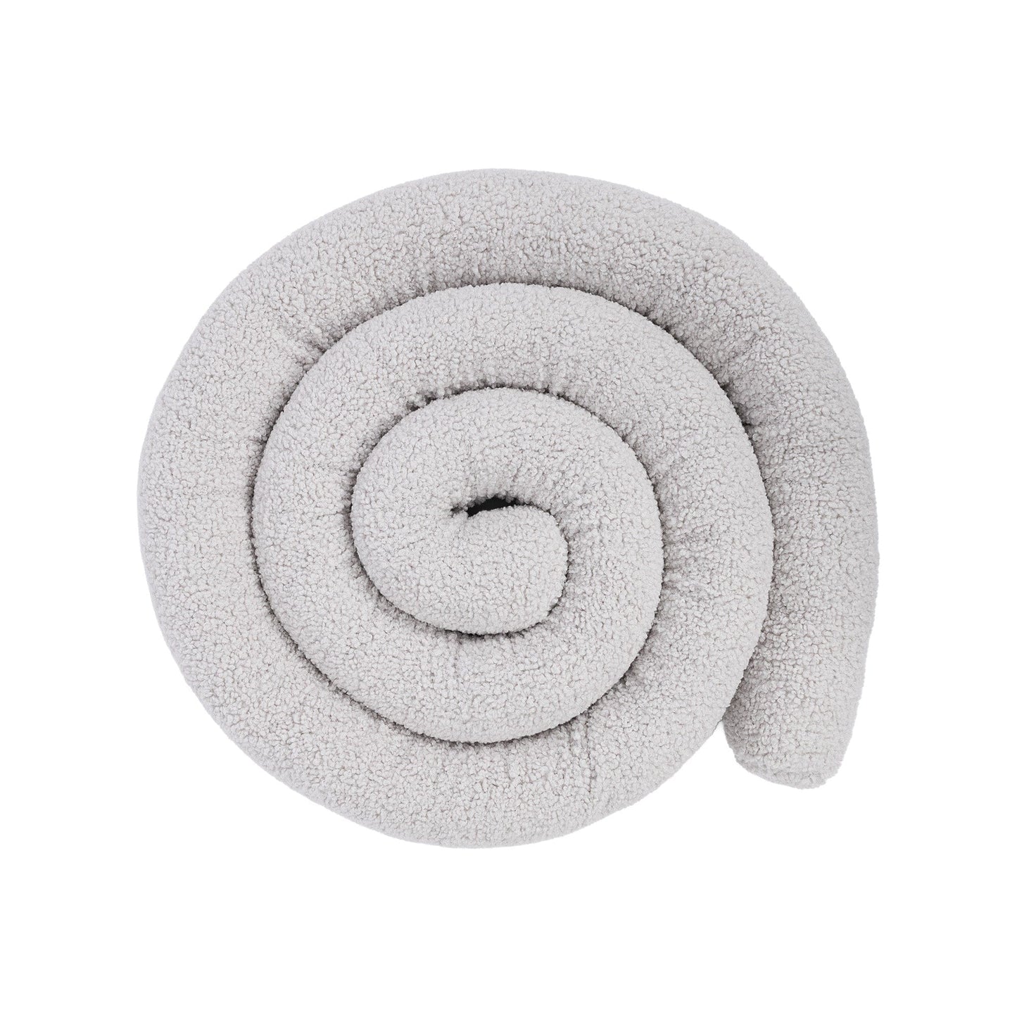 Babybett-Stoßstangenkissen - Safe Roll | Bearly Off White 400 cm