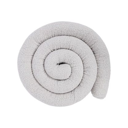 Babybett-Stoßstangenkissen - Safe Roll | Bearly Off White 400 cm