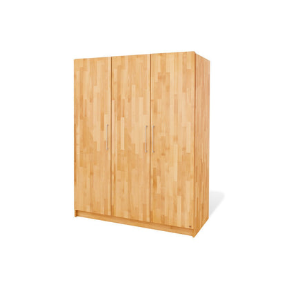 Natura wide wardrobe – Solid beech wood