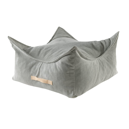 Slimcord Square Puff, Grau