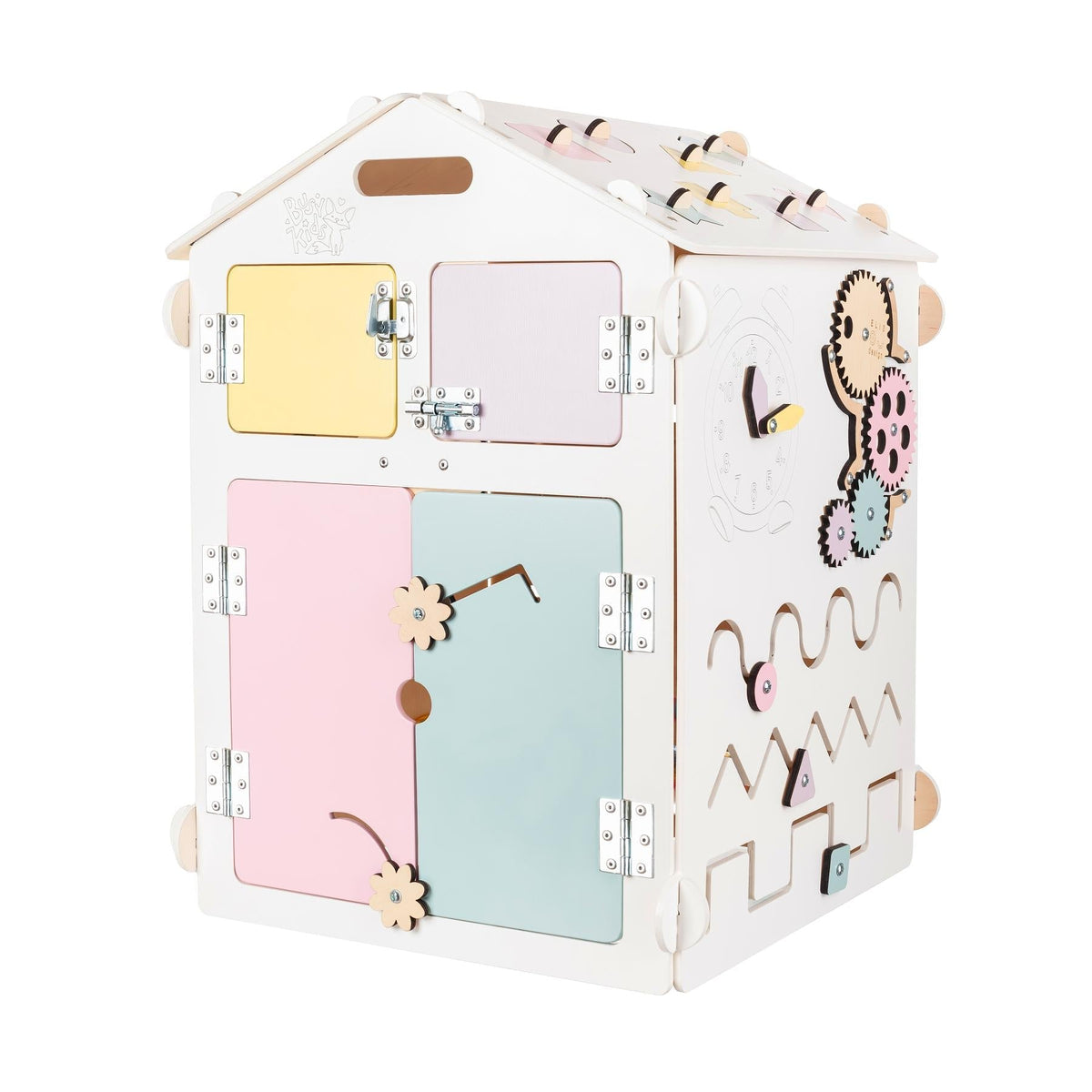 BusyBoard Sensory Play House White/Pastel - Limited Edition