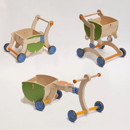 Loopwagen 3 in 1 - Grow up looptrainer