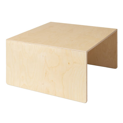 Houten kubustafel & kinderbank - 75x75x40 cm