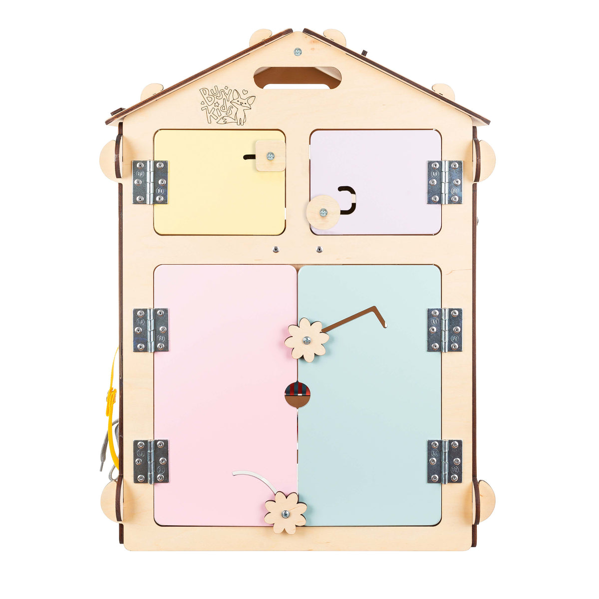 BusyKids Busy Board speelhuisje – naturel pastel, limited edition