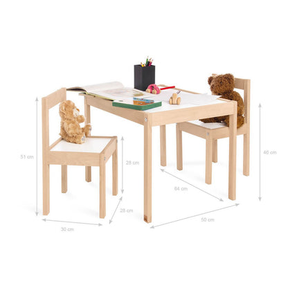 Children's table and chair set "Olaf", 3 pieces
