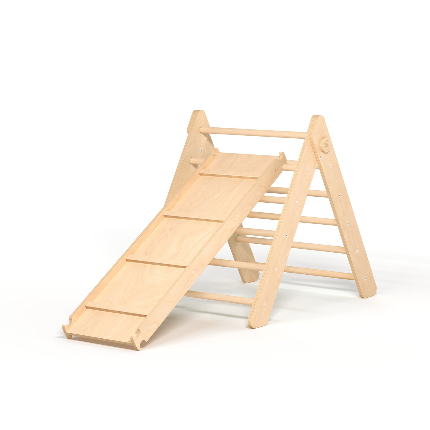 Pikler Triangle and double-sided board set - Bright