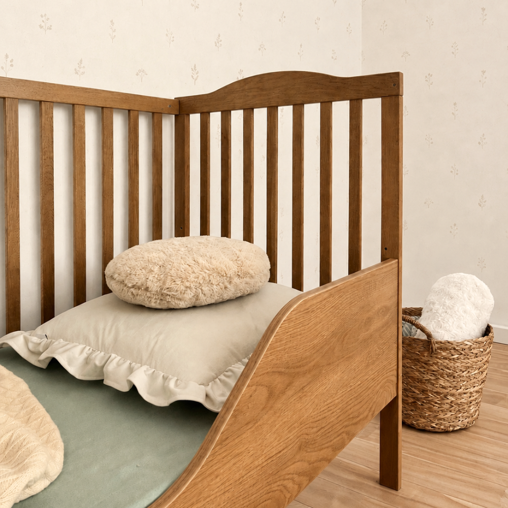 ATB NUBI 120 × 60 cm oak cot + sofa – eikenhout – extra productafbeelding