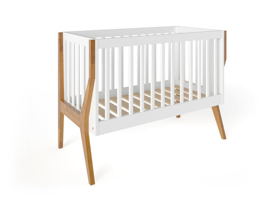yappyicon ledikant van massief eiken 120x60 cm voor baby