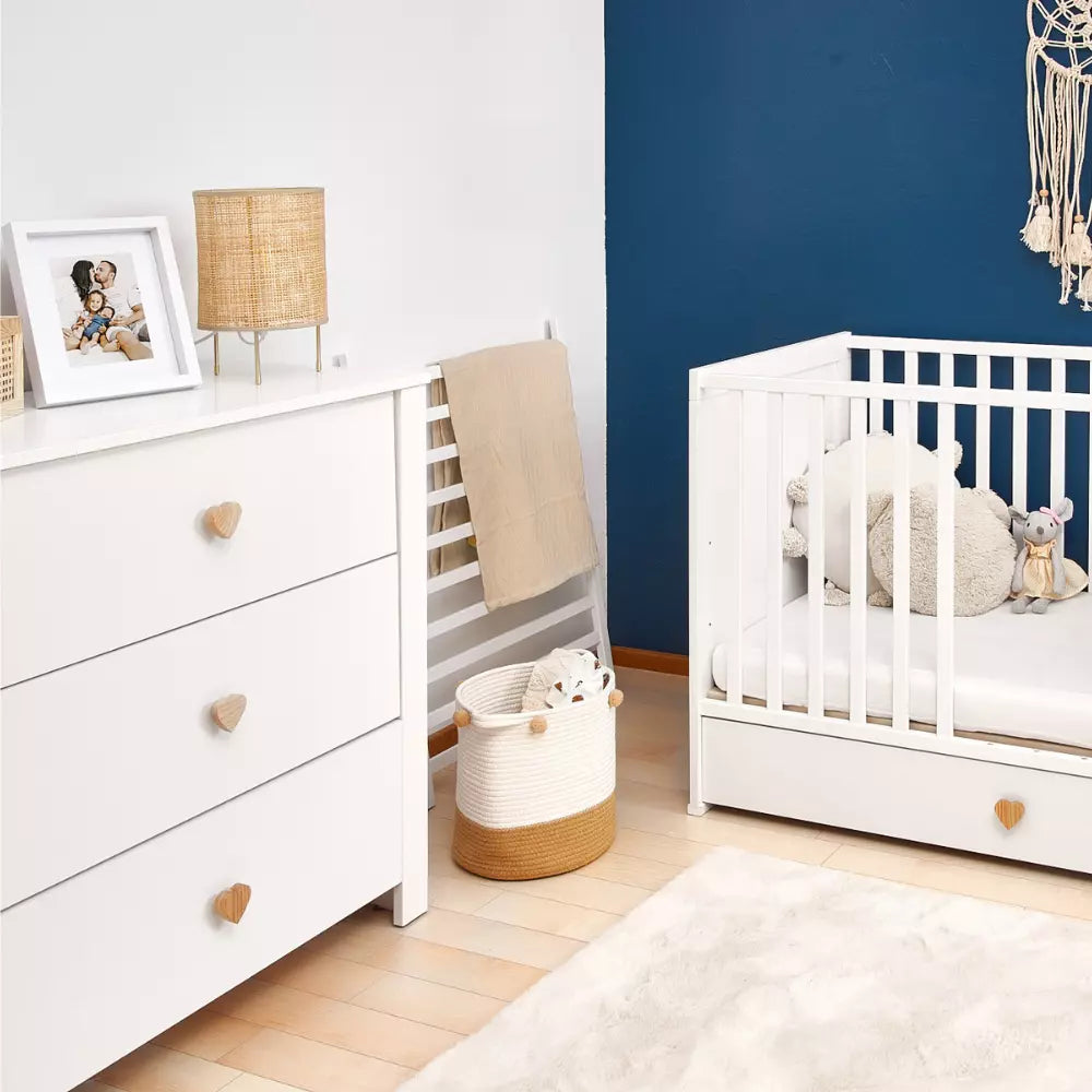 ATB LITTLE commode met verschoonblad – wit – aanvullende afbeelding