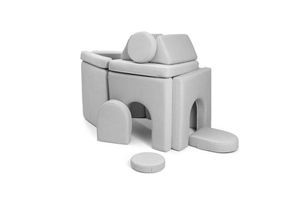 Shappy Original Play Sofa And Arches Set Light Grey