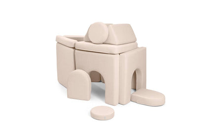 Shappy Original Play Sofa And Arches Set Soft Beige