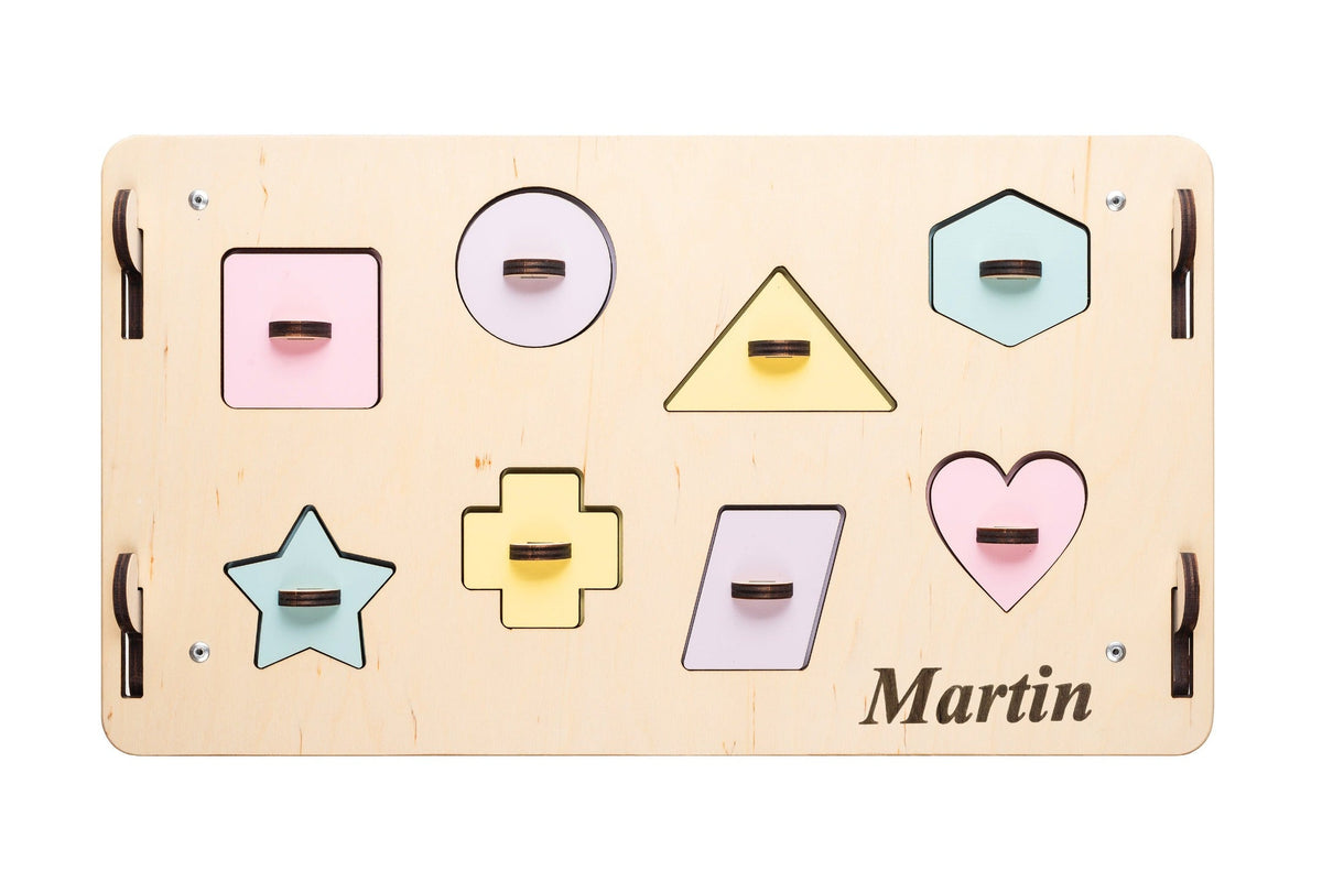 BusyKids Busy Board speelhuisje – naturel pastel, limited edition