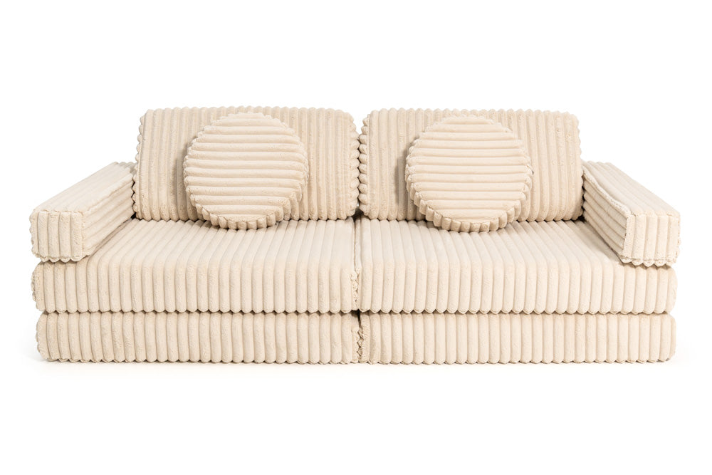 Shappy Play Sofa Pure Corduroy Waffle Cream Beige