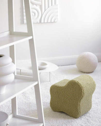 Wigiwama Matcha Cloud Pouffe - teddystof poef