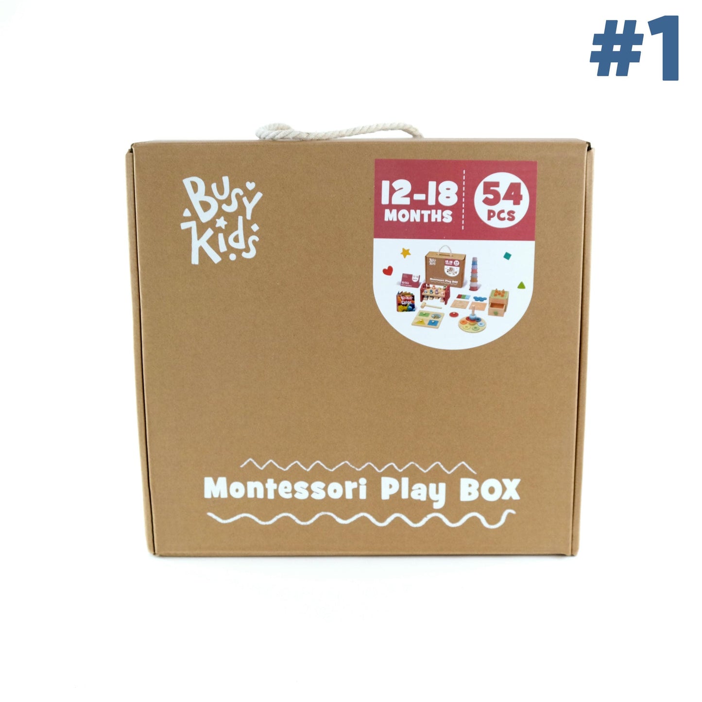 Montessori set "BusyKids" for children from 12 to 18 months