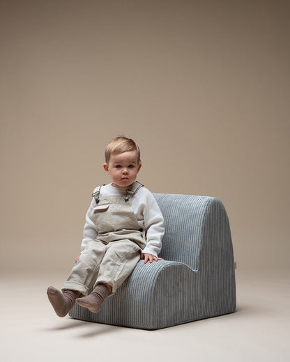 Wigiwama Cloud Chair Peppermint Green - ribstof kinderstoel