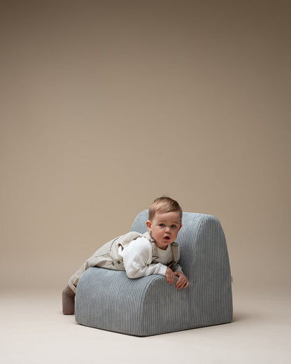 Wigiwama Cloud Chair Peppermint Green - ribstof kinderstoel