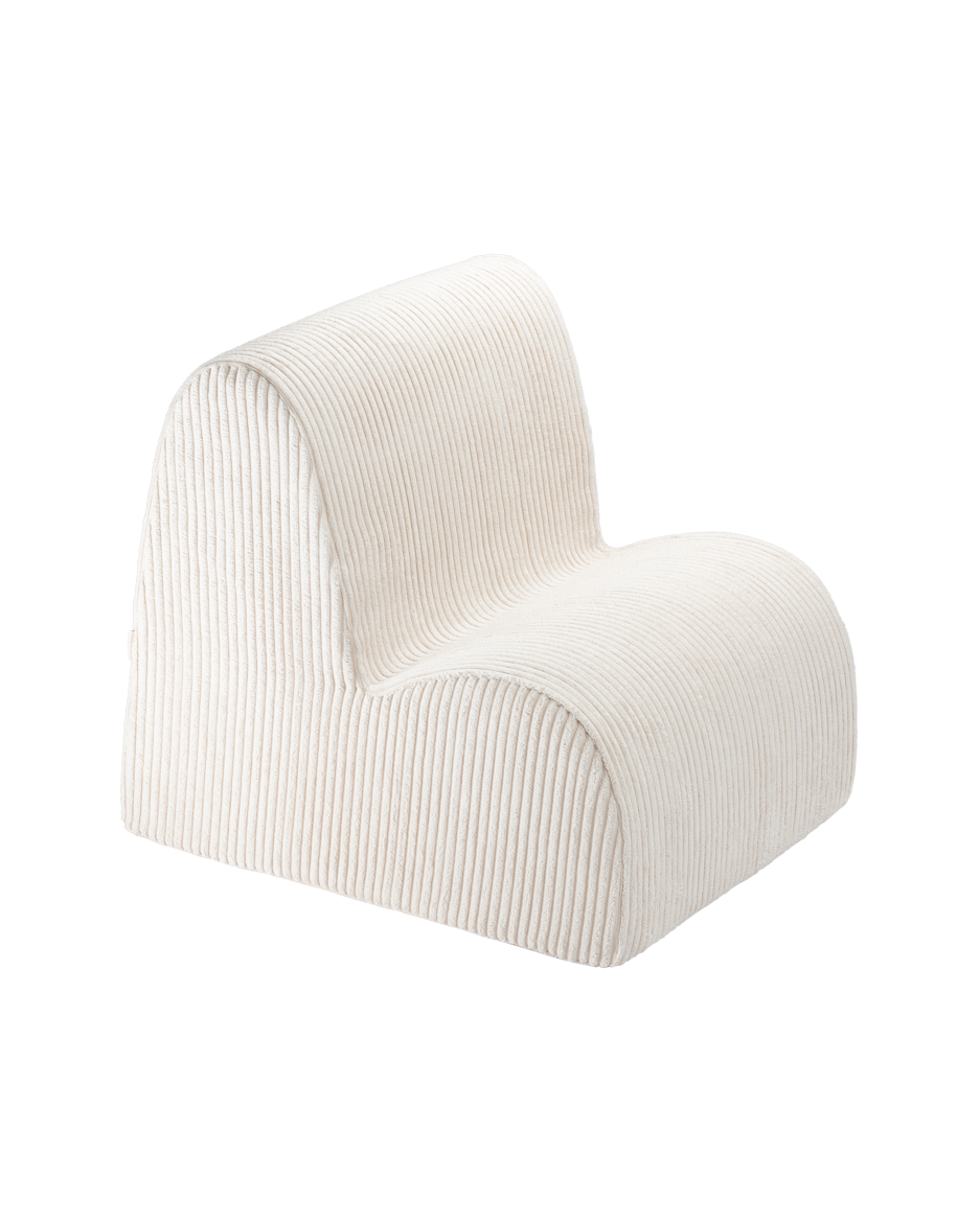 Wigiwama Cloud Chair Marshmallow - ribstof kinderstoel