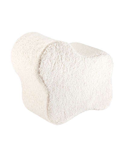 Wigiwama Cream White Cloud Pouffe - teddystof poef