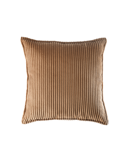 Wigiwama Toffee Block Cushion - ribstof kussen