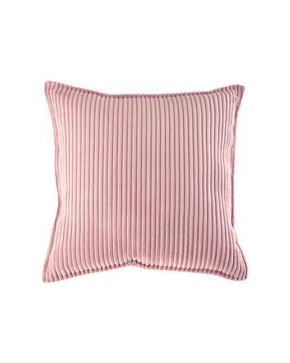 Wigiwama Pink Mousse Block Cushion - ribstof kussen