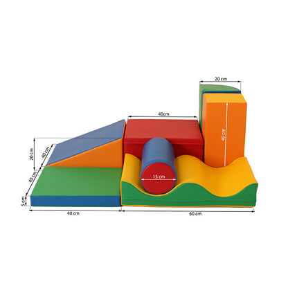 An IGLU Soft Play - Discoverer, a collaborative play structure diagram with educational value.