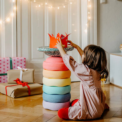 Stapelstein Pastel set van 6 + Blush balance board