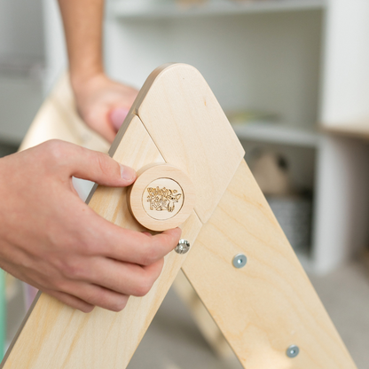 Pikler Triangle and double-sided board set - Bright