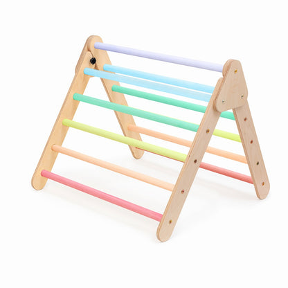 Climbing triangle premium with slide/climbing slope - pastel