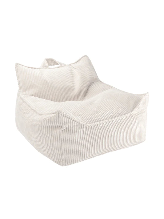 Wigiwama Marshmallow Sitzsack – Rib-Loungesessel zum Entspannen