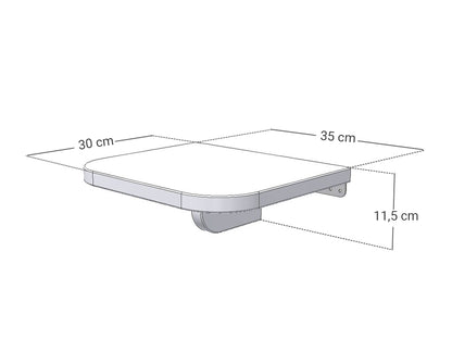 Zwevend nachtkastje tbv kinderbed Nova