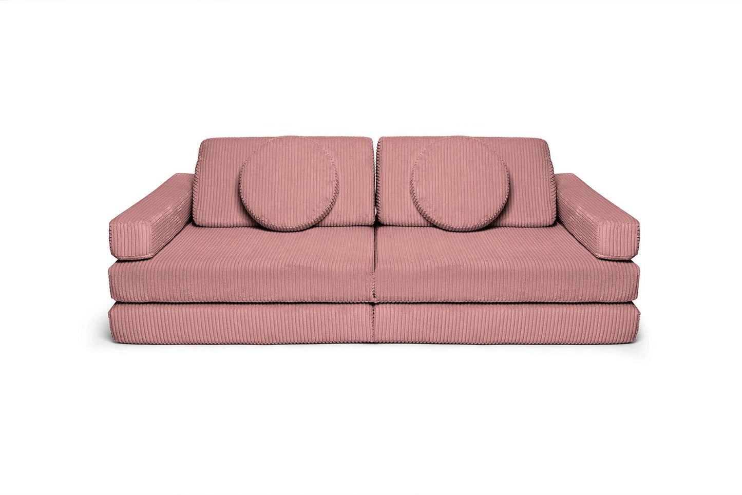 Shappy Speelbank Pure Corduroy in Rose – vooraanzicht
