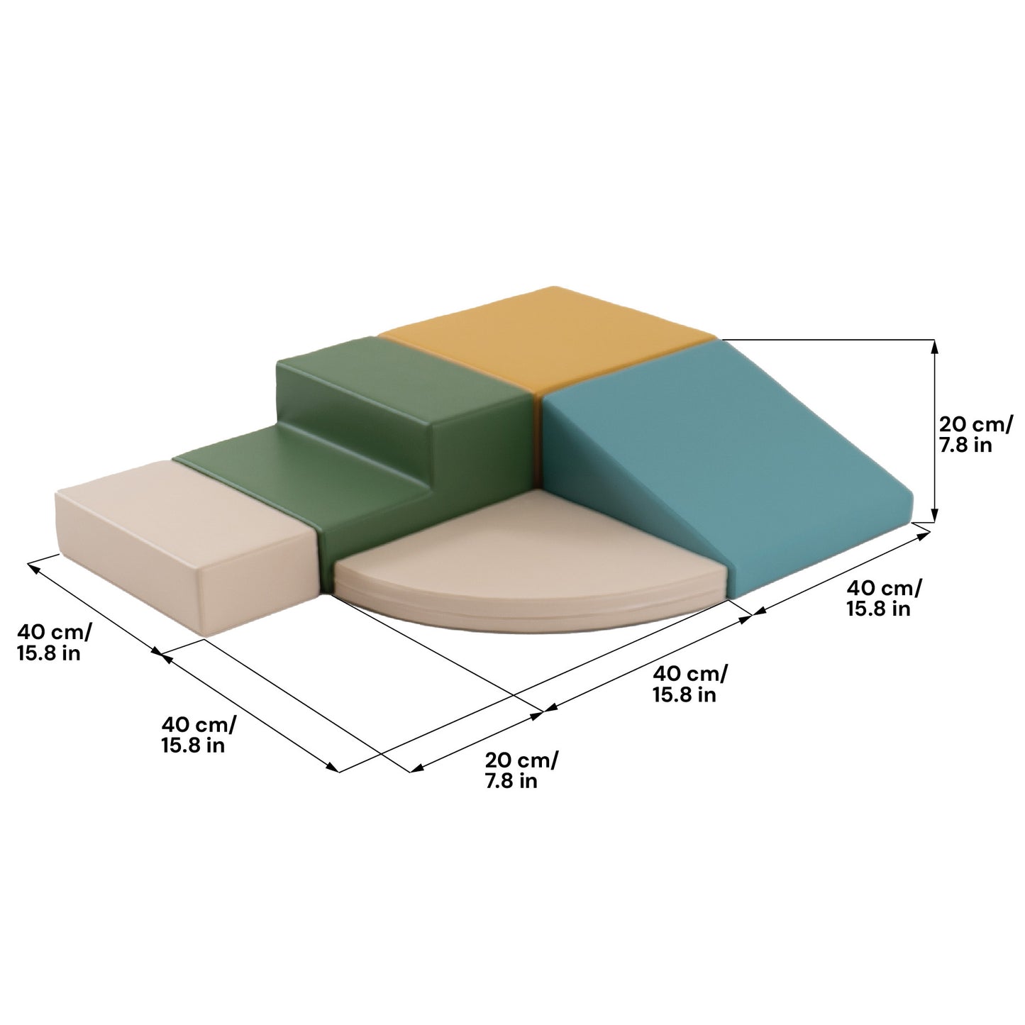 Soft Play Foam Block Set - Corner Climber