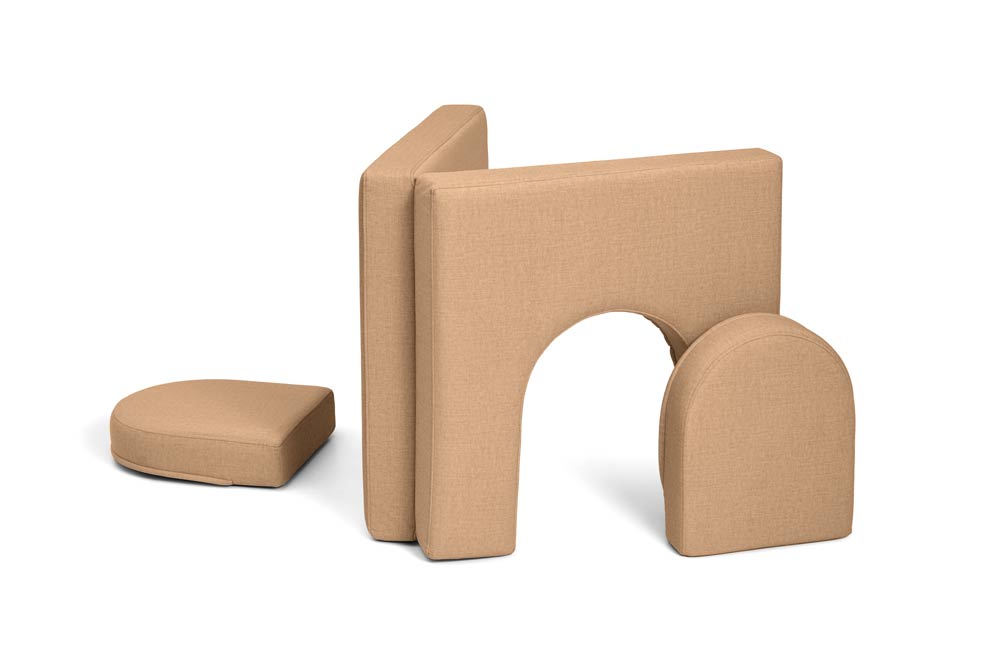 Shappy Original Play Sofa And Arches Set Camel