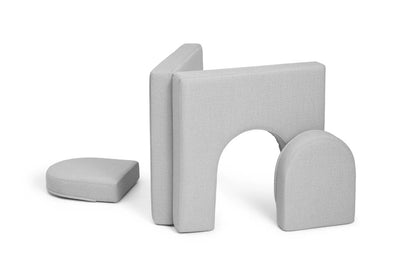 Shappy Original Play Sofa And Arches Set Light Grey