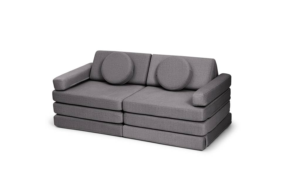 Shappy Original Play Sofa And Arches Set Dark Grey