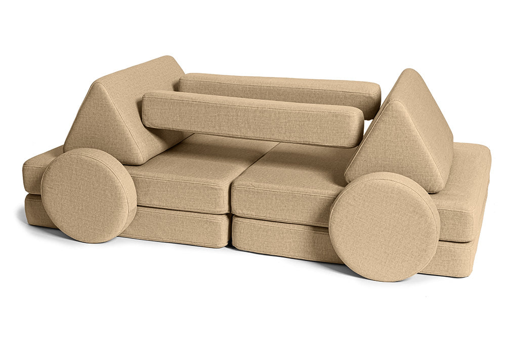 Shappy Play Sofa Ultra Plush Camel