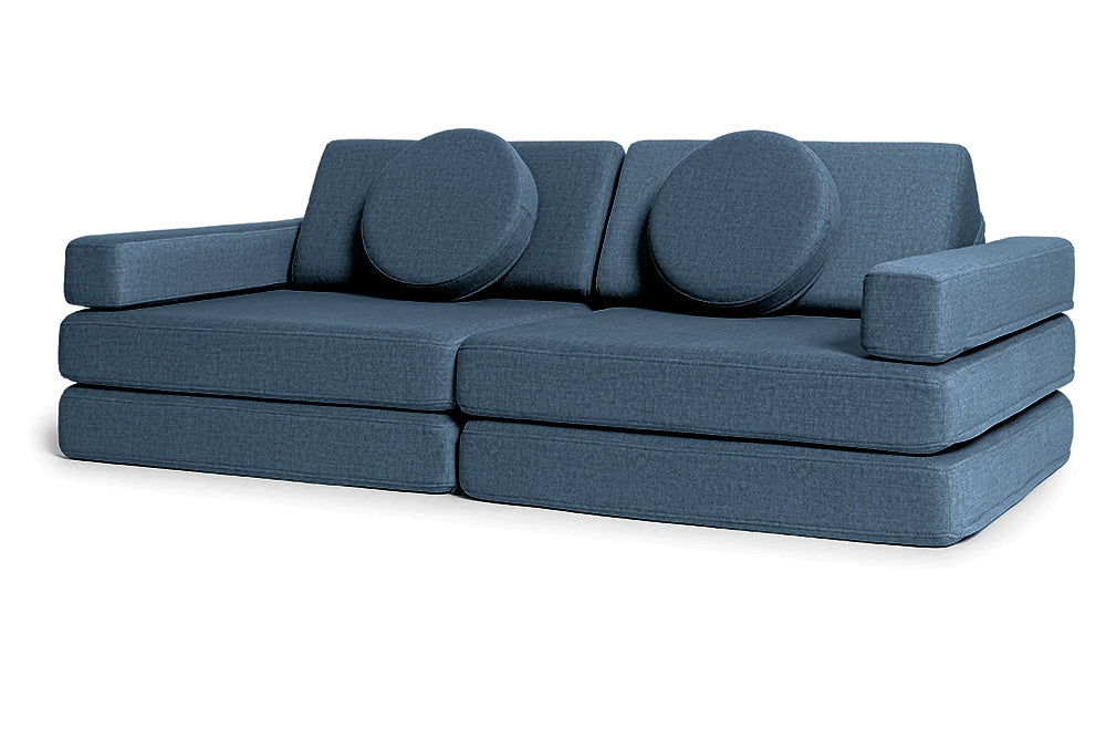 Shappy Play Sofa Ultra Plush Navy Blue