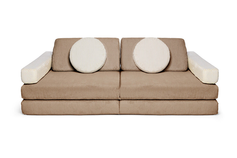 Shappy Speelbank Pure Corduroy in Cookie – vooraanzicht