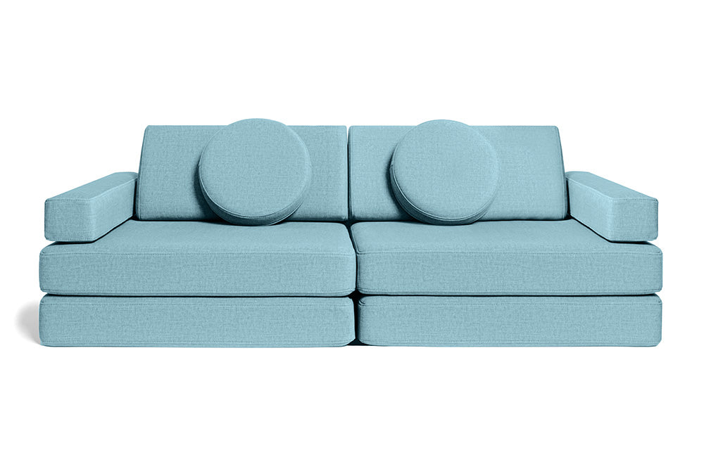 Shappy Play Sofa Ultra Plush Sky Blue