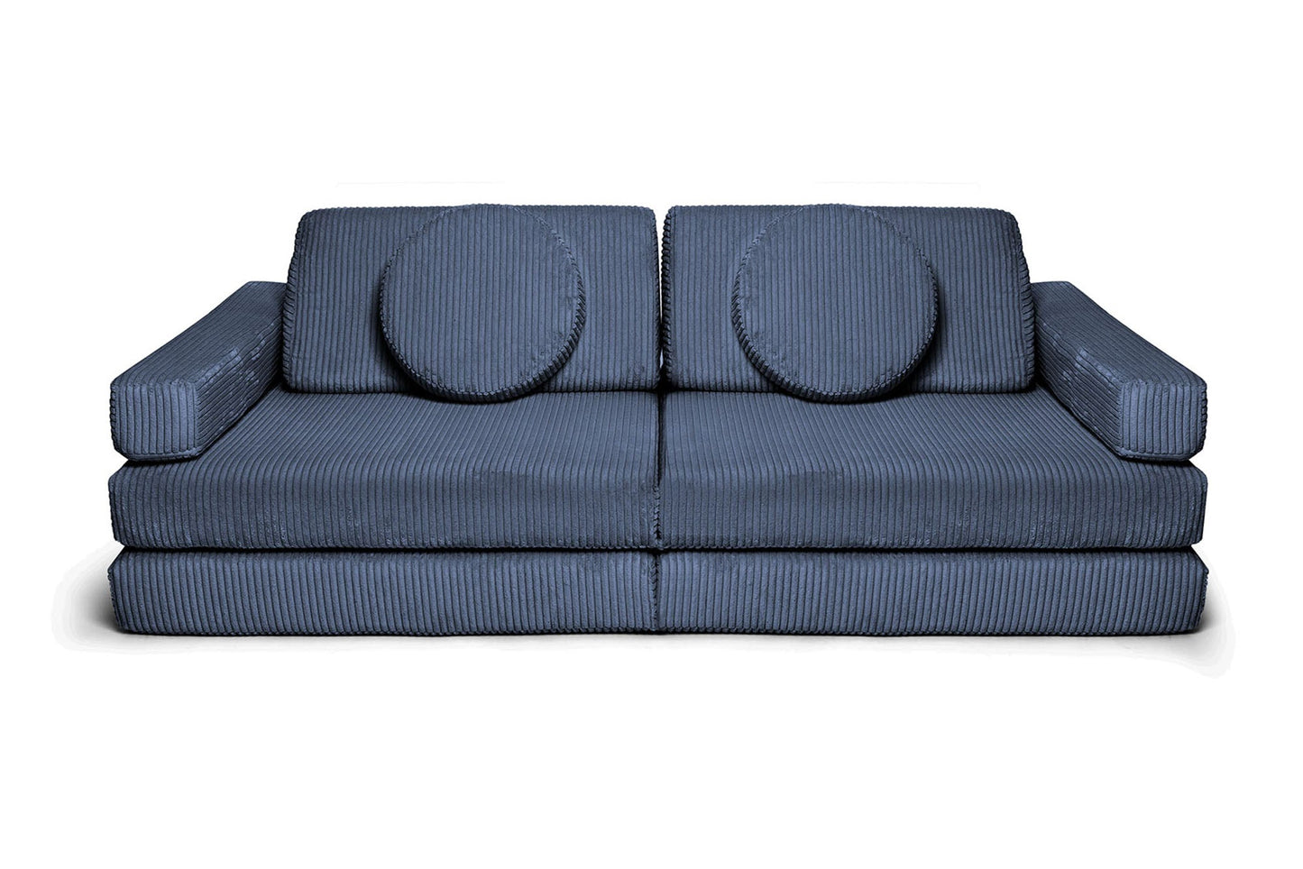 Shappy Speelbank Pure Corduroy in Blueberry – vooraanzicht