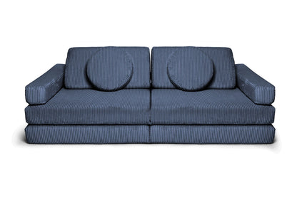Shappy Speelbank Pure Corduroy in Blueberry – vooraanzicht
