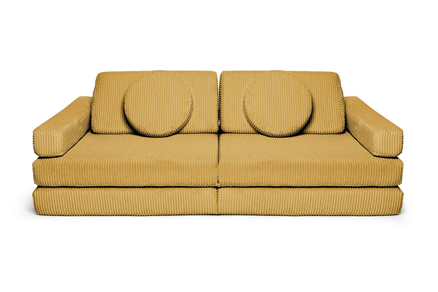 Shappy Speelbank Pure Corduroy in Honey – vooraanzicht