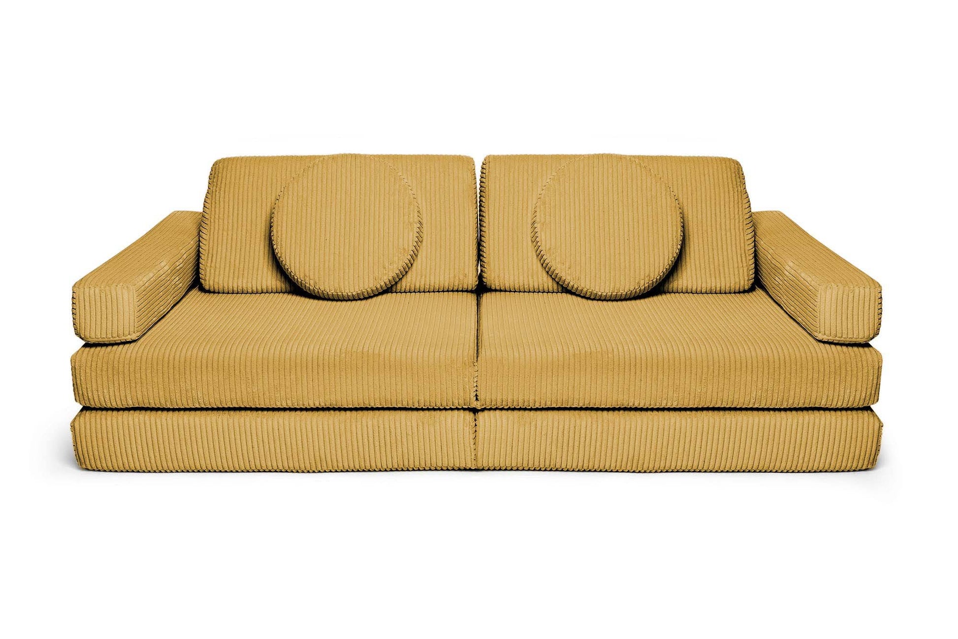 Shappy Speelbank Pure Corduroy in Honey – vooraanzicht