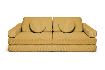 Shappy Speelbank Pure Corduroy in Honey – vooraanzicht