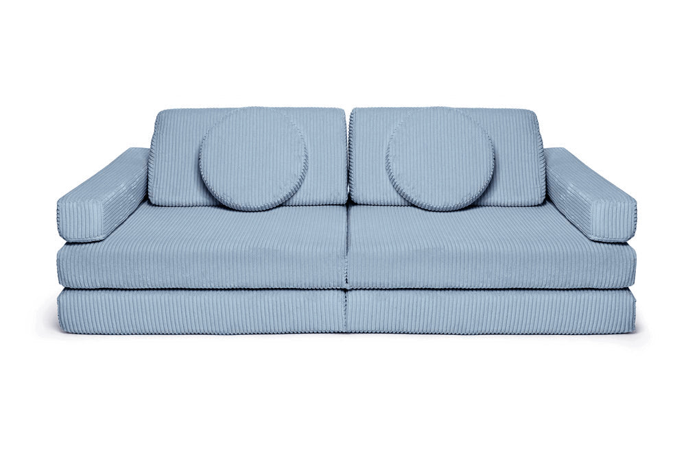 Shappy Speelbank Pure Corduroy in Sky Sugar – vooraanzicht