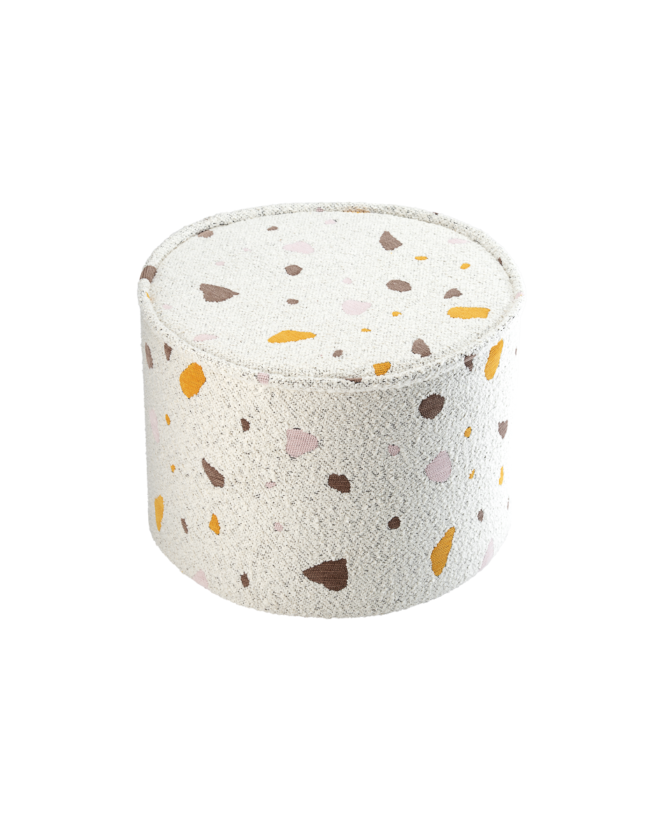 Terrazzo Marble Pouffe