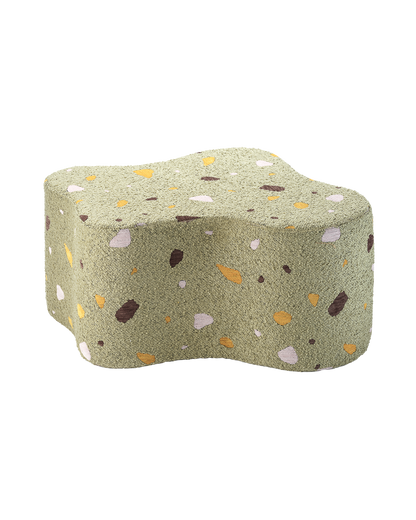 Terrazzo Moss Cloud Pouffe